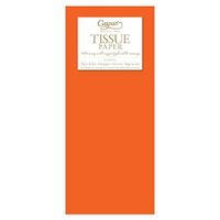 Caspari Solid Tissue Paper in Orange, 40 Sheets Included