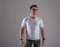 Adrenalease Inc. Posture Correction Shirt (White, 2xlarge)