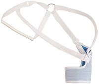 Rolyan Original Hemi Arm Sling for Left Arm, Comfortable Shoulder Sling with Elastic Straps, Shoulder Immobilizer Support for Stroke, Soft Tissue Injury, Surgery, or Ligament Strain, Small