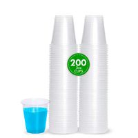 Plasticpro 3 oz Disposable Plastic Medium Weight Clear Drinking Cups [200 Count]