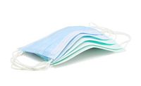 10 Pcs Disposable 3-Ply Face Earloop Sanitary Protective for Hospitals and Other environments That Require Respiratory Protection Blue