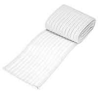 Mggsndi Breathable Elastic Wrist Knee Ankle Elbow Calf Arm Sports Bandage Brace Support Wrap Band for Exercise, Martial Art, Tennis, Weight Lifting White 40cm(15 6/8