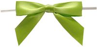 BAYWIND LTD; 2.75" Twist Tie Bows- 100pc (Kiwi Green)