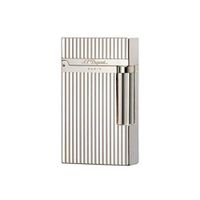 S.T. Dupont Ligne 2 Montparnasse Vertical Lines Lighter - Silver 16817