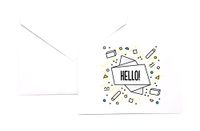 Hello Memphis Style Stationery Note Card Set