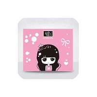 Cute Bathroom Scales Floor Body Scale Glass Electronic Digital Floor Scales Weight Balance Bariatric LCD Display 180Kg,04