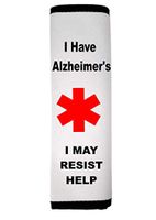 Medical Alert Seat Belt Cover (Alzheimer's)