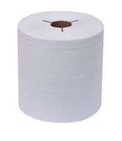 Wausau Paper Tork 80 - 31400 EcoSoft Controlled Paper Towel Roll, Natural White, 6 Rolls per Case