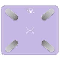 Smart Body Fat Weight Scale Digital Composition Monitor Electronic BMI Scales USB Rechargeable Electronic Composition Weighing Scale and Smart Bathroom Scale,Purple