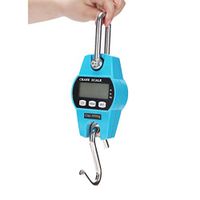 ZYY Electronic Scale， Portable Mini Hanging Weighing Pig Sheep Livestock Hook 50Kg-250Kg Stainless Steel (Size : 100KG/200LB)