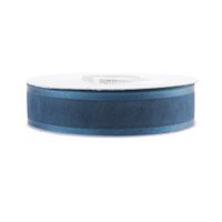 Homeford Satin-Edge Sheer Organza Ribbon, 25 Yards (7/8-Inch, Antique Blue)