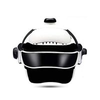 ZXGFA Head Massager, Electric Multifunctional Head Massager Helmet for Soothing Music and Headache Insomnia and Relieve Fatigue,Wireless