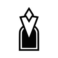 Skyrim Quest Marker Symbol - Vinyl 6" tall (Color BLACK) decal laptop tablet skateboard car windows stickers