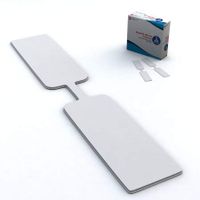 DYNAREX Adhesive Strip Plastic .5 X 2.75" Butterfly White (#3616, Sold Per Box)