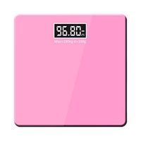 HIOD Digital Bathroom Scale/Electronic Weighing Scale - Ultra Slim 180KG - Glass Platform Solid Color Minimalist Style,A