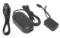 AC Adaptor + DC Coupler for Panasonic DMC-FZ60 ac, Panasonic DMC-FZ60K ac, Panasonic DMC-FZ70K ac, Panasonic DMC-FZ70