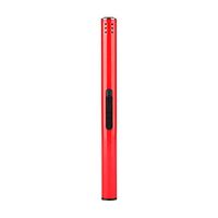 qiguch66 Metal Lighter,Candle Lighter Camping Lighter Grill Lighter USB Lighter,Outdoor Barbecue Charcoal Gas Cooker Stove Kitchen Igniter Gun Lighter Red