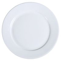 Yanco AC-20 ABCO Dinner Plate, 11.25" Diameter, Porcelain, Super White, Pack of 12