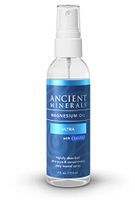 Ancient Minerals Magnesium Oil Spray Ultra with MSM - a Pure Zechstein Topical Magnesium Chloride Supplement with The Added Benefits of OptiMSM (4oz)