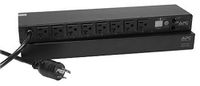 APC Rack Mount PDU, Switched Rack 100V-120V/20A, (8) Outlets, 1U Horizontal Rackmount(AP7901)