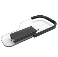 Clear Flip-Away Trimline Half Tray with PVC Rim - Left