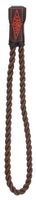 Twisted Rope Wrist Straps with Elastic Band for Walking Canes in Brown
