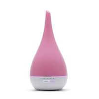 360ml Air Humidifier Aroma Diffuser Essential Oil Diffuser Humificado Aromatherapy Ultrasonic Mist Maker 7 Color LED (Pink)