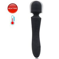 Portable 10 Speed Rechargeable Vibrator Waterproof Portable Yoga Travel Camping Efficient Night Wireless Table Home Outdoor Fitness Exercise (Black) (Black)