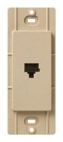 Lutron SC-PJ-DS Satin Colors Phone Jack, Desert Stone
