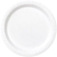 White Paper Cake Plates, 8ct