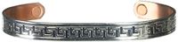 Sabona Aztec Silver Magnetic Wristband, X-Large, 0.02 Ounce