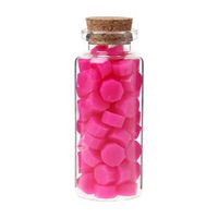 Junlinto,65pcs Sealing Wax Octagon Beads for Retro Seal Stamp Multicolor Wedding Envelope Invitation Card DIY Decor Hot Pink