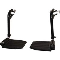 1 Pc, Black Invacare Footrest Cam Lock-Hemi-Right, Swing-Away, Clamp Adjustable