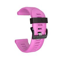 Lyperkin Compatible with Garmin Fenix 5X Watch,Fashion Luxury Soft Silicone Quick Release Watchband Band Strap Bracelet Wirstband Replacement Band Compatible with Garmin Fenix 5X.
