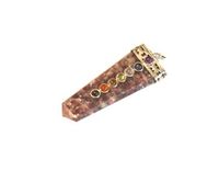 Lepidolite Flat Chakra Pendant 2 inch Approx. A++ Top Grade Jet International Healing Spiritual Divine India Crystal Therapy