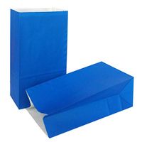 KEYYOOMY Small Paper Bags Royal Blue Party Goody Bags for Party (24 CT, 4.7x2.4x8.7 in)