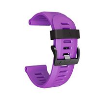 Lyperkin Compatible with Garmin Fenix 3 HR Watch,Fashion Luxury Soft Silicone Quick Release Watchband Band Strap Bracelet Wirstband Replacement Band Compatible with Garmin Fenix 3 HR.