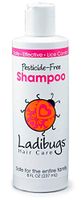 Ladibugs Lice Prevention Shampoo 8oz | Natural, Essential Oils, Sulfate-free | Non-toxic, Pesticide-free | Keep Head Lice Away