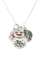 "Emoji Crazy" Kids Charm Essential Oil Necklace- 16"