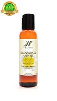 100% MEADOWFOAM Seed Oil by Velona | All Natural Clear Carrier Oil for Ski, Hair, Body & Face Moisturizing | Refined, Cold Pressed | Size: 8 OZ