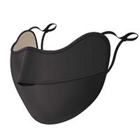 Emptystar 2PCS Washable Recyclable 𝐌𝐀𝐒𝐊𝐒 2-ply Washable Dustproof Anti-Fog 𝐌𝐀𝐒𝐊 Anti Pollution Breathable Filter Protective 𝐌𝐀𝐒𝐊 (Black)