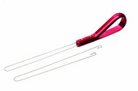 Jonard Tools JIC-2257M Metal Wire Loop Puller with Red Anodized Aluminum Handle, 8-1/2" Length