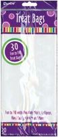 Darice Bulk Buy Clear Treat Bags 4 inch x 9 inch 30 Pack 28-003 (6-Pack)