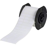 Brady B33-5-437, 133888 BBP33 0.5" x 1" White Polyvinyl Fluoride Label, 1 Roll of 5000 pcs