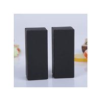 Flower of Summer 50Pcs White Black Kraft Paper Packaging Box Cosmetics Party Gift Cardboard Boxes Tubes,Black,3.6X3.6X9Cm 30Ml