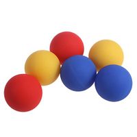 VORCOOL 6pcs Massage Lacrosse Balls for Fitness Myofascial Release Yoga Therapy