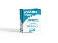 MPM Medical WoundGard Bordered Gauze Dressing 5" x 5", Pad 3" x 3", Sterile, Carton of 30ea