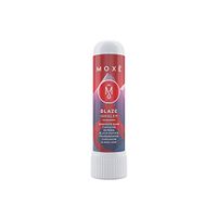 MOXE Blaze - Relaxing Aromatherapy Nasal Inhaler - Relieve Stress and Anxiety - Soothing & Warming Nose Sinus Blaster - Includes Cinnamon, Nutmeg, Clove & Frankincense Essential Oils (Single)