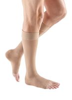 mediven Plus, 30-40 mmHg, Calf High w/Silicone Topband, Open Toe