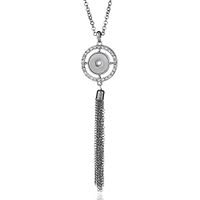 Fashion Jewelry Charm Tassel Pendant Drill Snap Fit for 18mm Noosa Button N196 Bright Lovely Elegant Jewerly Fashionable Accessory Best Style Delicate